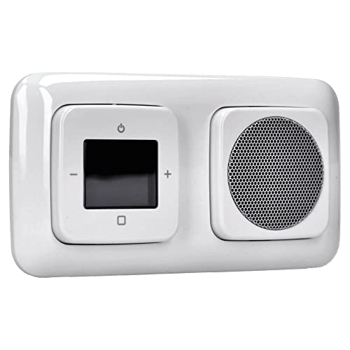 Busch-Jaeger UP-Radio-Set: 8215 U-101 Busch-Radio DAB+ + 8252-214-101 Zentralscheibe für Busch-Radio DAB+ + 8223 U Lautsprecher-Einsatz + 8253-214 Zentralscheibe Lautsprecher, Alpinweiß Reflex SI Busch-Jaeger UP-Radio-Set: 8215 U-101 Busch-Radio DAB+ + 8252-214-101 Zentralscheibe für Busch-Radio DAB+ + 8223 U Lautsprecher-Einsatz + 8253-214 Zentralscheibe Lautsprecher, Alpinweiß Reflex SI von Voltking