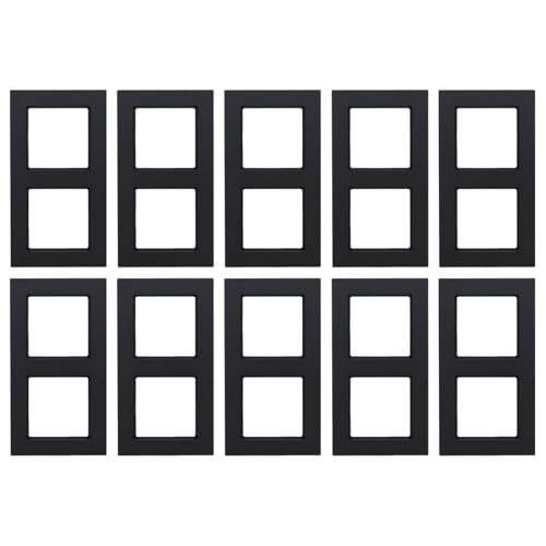 Jung 2-fach Rahmen Set Graphitschwarz Matt Serie A: 10x 2-fach Rahmen A5582BFSWM Jung 2-fach Rahmen Set Graphitschwarz Matt Serie A: 10x 2-fach Rahmen A5582BFSWM von Voltking