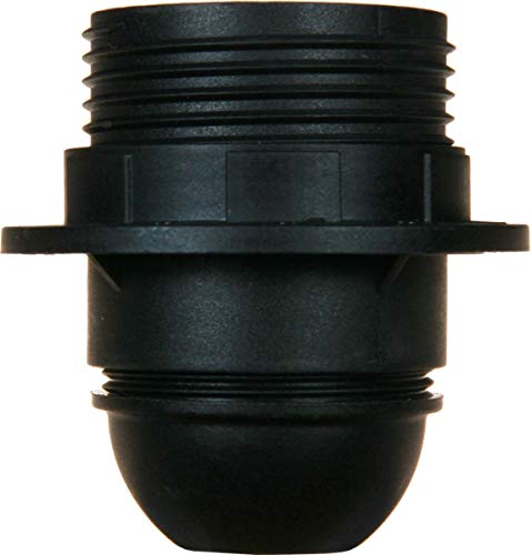 Voltman DIO043111 Sockellampe, Lampenfassung Plast.E27 + Ring, Schwarz von Voltman