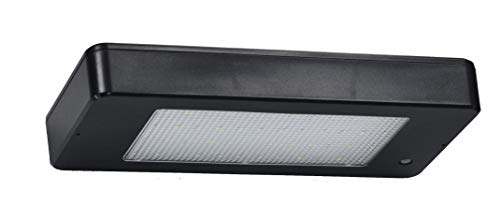 Voltman - Soli Solar Wandlampe - Außenbeleuchtung Ohne Elektrizität - Bewegungsmelder - 800 Lm - 6000 K - IP65 - Lithium-Ionen-Batterie - Schlankes Design - Weiß - 21 cm von Voltman