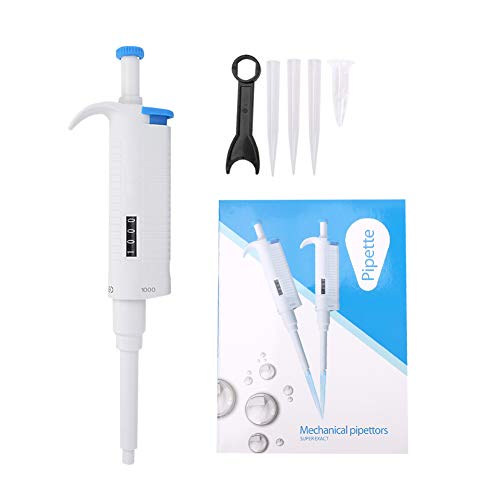 mit Kegelfilter 100-1000ul mit Saugkopf Ganzes Set Digitalpipette, Mikropipette, Mikro für Laborlehrer von Voluxe