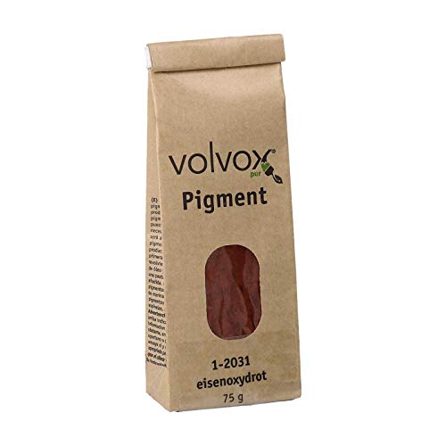 Volvox Farbpigment, 75 g eisenoxydrot von Volvox