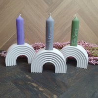 Großer Regenbogen Mit Kerze Aus Raysin Gegossen | Dekoration Geburtstag Kerzenhalter Großer Regenbogen Mit Kerze Aus Raysin Gegossen | Dekoration Geburtstag Kerzenhalter von VomWolfsmaedchen