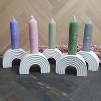 Kleiner Regenbogen Aus Raysin Gegossen Mit Kerze | Kerzenhalter Dekoration Geburtstag Kleiner Regenbogen Aus Raysin Gegossen Mit Kerze | Kerzenhalter Dekoration Geburtstag von VomWolfsmaedchen