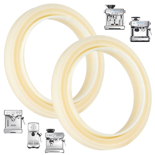 54 mm Silikon-Dampfring, 2 Teile für Gruppenkopfdichtungen, keine BPA-Silikondichtung, für Breville Espressomaschine 878/870/860/840/810/500/450/ Sage 500/870/875/880/810/878 von Vomika
