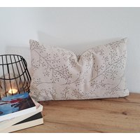 Kissenbezug Nackenkissen Lesekissen Dekokissen Zierkissen Sofakissen Wohndeko Balkondeko Baumwollcanvas Dezente Zweige von VonDerNaehDreschern