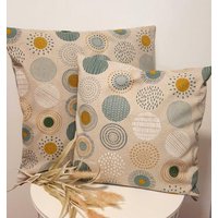 Kissenbezug Viele Größen Kissenhülle Dekokissen Sofakissen Zierkissen Wohndeko Einzugsgeschenk Baumwollcanvas Leinenoptik Kreise Mint Senf Kissenbezug Viele Größen Kissenhülle Dekokissen Sofakissen Zierkissen Wohndeko Einzugsgeschenk Baumwollcanvas Leinenoptik Kreise Mint Senf von VonDerNaehDreschern