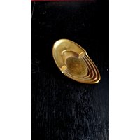 Candela Schale Ablageschale Messing-Sandguß Handpoliert - Exclusives Design von VonGesternUndHeute