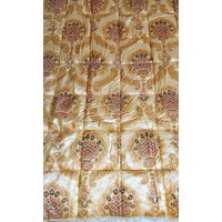 Kremers Steppdecke Mit Schafschurwolle 195 X 130 cm Vintage - 70Er Psychedelic Mid Century von VonGesternUndHeute
