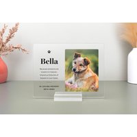 Personalisierte Haustier Gedenkfoto Plakette Acryl Hund Katze Verlust Geschenk, Pmp02 von VonaGifts