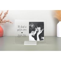 Personalisierte Verlobungsplakette Personalisiertes Foto Acryl Geschenk Für Paar, Ep02 von VonaGifts