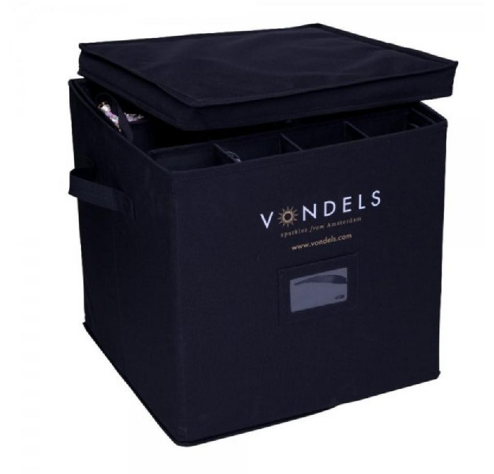 Vondels Aufbewahrungsbox VONDELS Aufbewahrungsbox für Ornamente Faltbar Schwarz Vondels Aufbewahrungsbox VONDELS Aufbewahrungsbox für Ornamente Faltbar Schwarz von Vondels