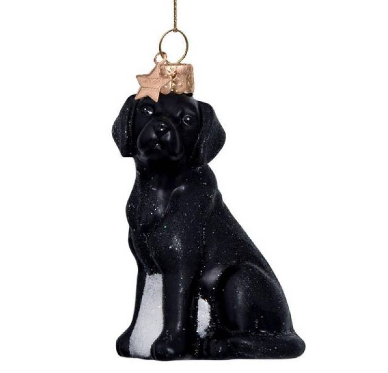 Vondels Christbaumschmuck Ornament Hund Labrador Schwarz Vondels Christbaumschmuck Ornament Hund Labrador Schwarz von Vondels