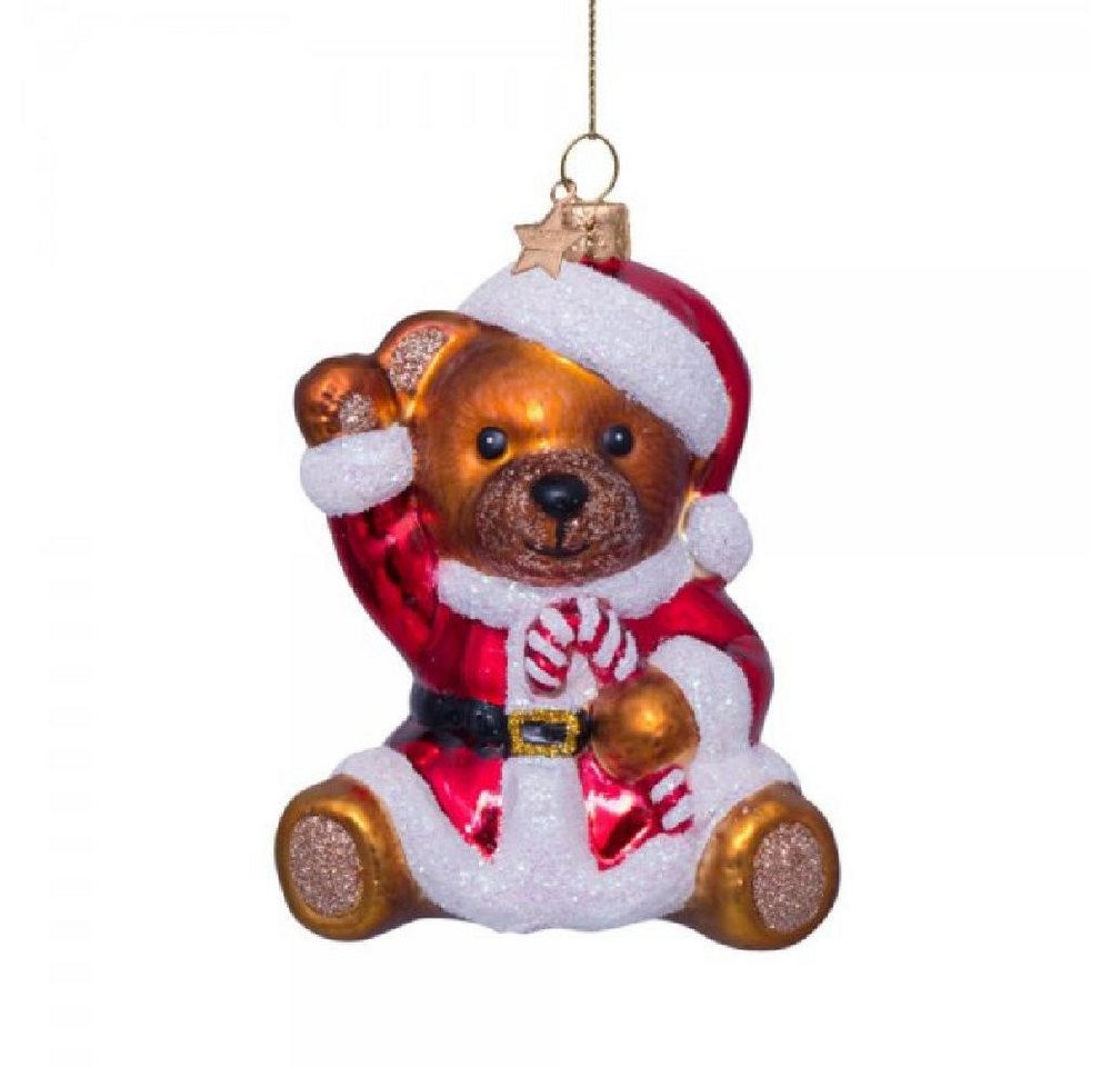 Vondels Christbaumschmuck VONDELS Christbaumschmuck Bear Christmas Dress (9,5 cm) von Vondels