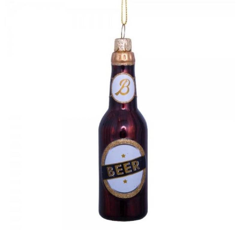 Vondels Christbaumschmuck VONDELS Christbaumschmuck Beer Bottle Brown (12,5cm) von Vondels