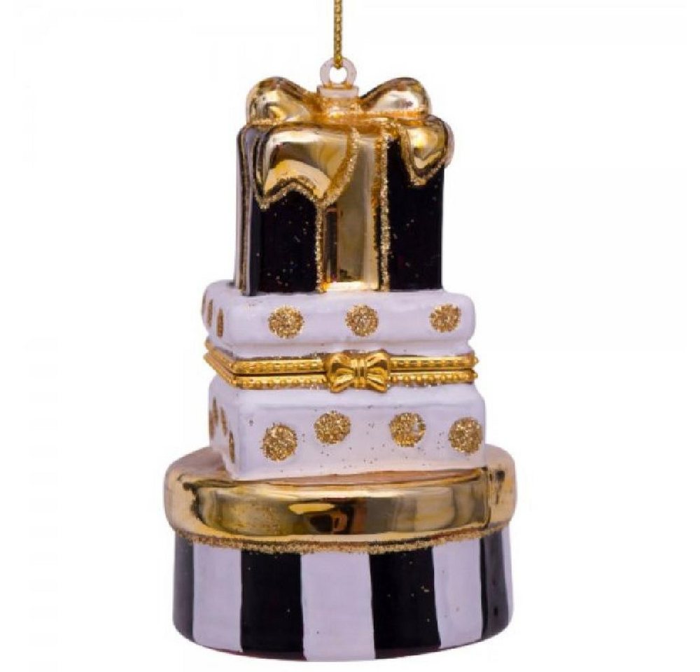 Vondels Christbaumschmuck VONDELS Christbaumschmuck Black And White Gift Boxes (9cm) von Vondels