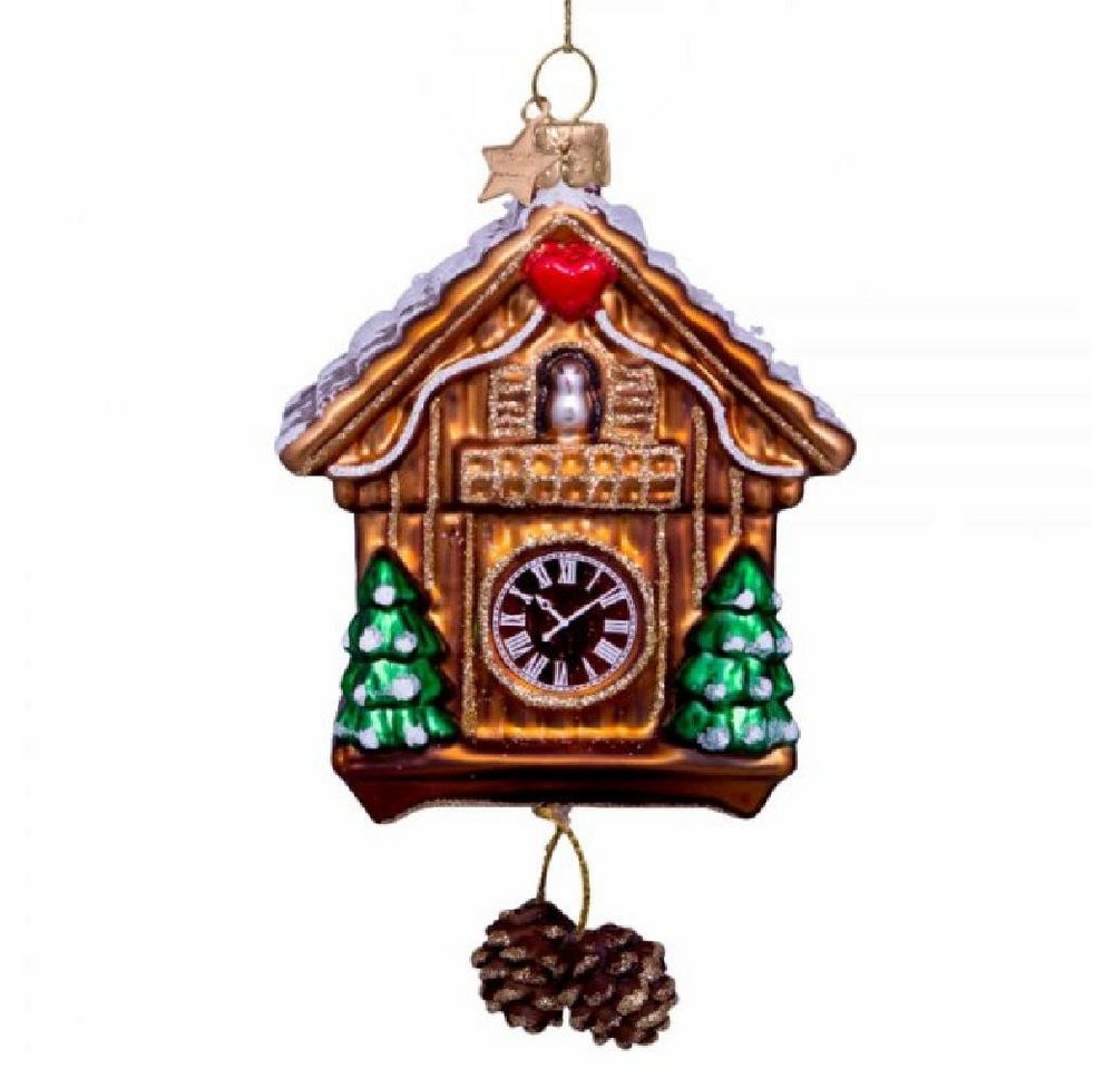 Vondels Christbaumschmuck VONDELS Christbaumschmuck Brown Cuckoo Clock (10cm) von Vondels