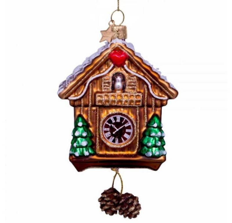 Vondels Christbaumschmuck VONDELS Christbaumschmuck Brown Cuckoo Clock (10cm) von Vondels
