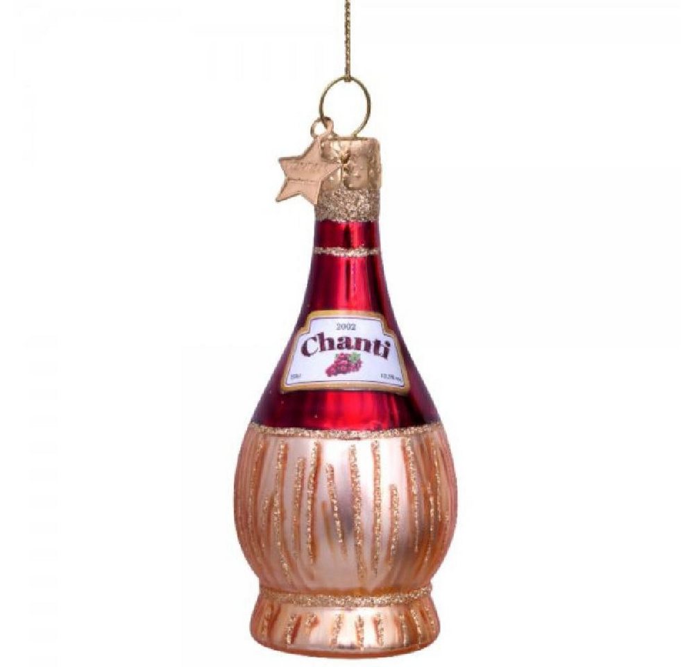 Vondels Christbaumschmuck VONDELS Christbaumschmuck Chianti Bottle (9,5cm) von Vondels