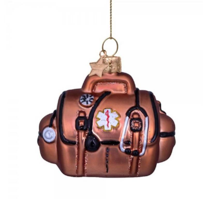 Vondels Christbaumschmuck VONDELS Christbaumschmuck Doctor Bag Rosé Matt (6,0 cm) von Vondels