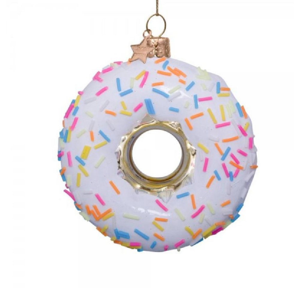 Vondels Christbaumschmuck VONDELS Christbaumschmuck Donut White Sprinkles (12,0 cm) von Vondels