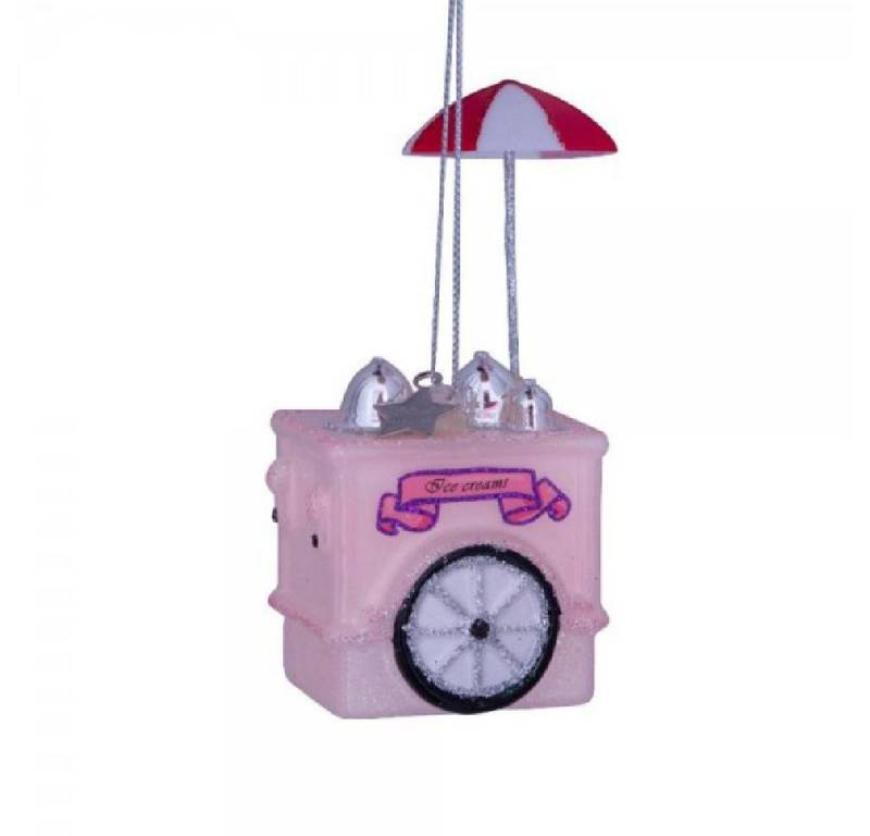Vondels Christbaumschmuck VONDELS Christbaumschmuck Ice Cream Car Pink (8,5 cm) von Vondels