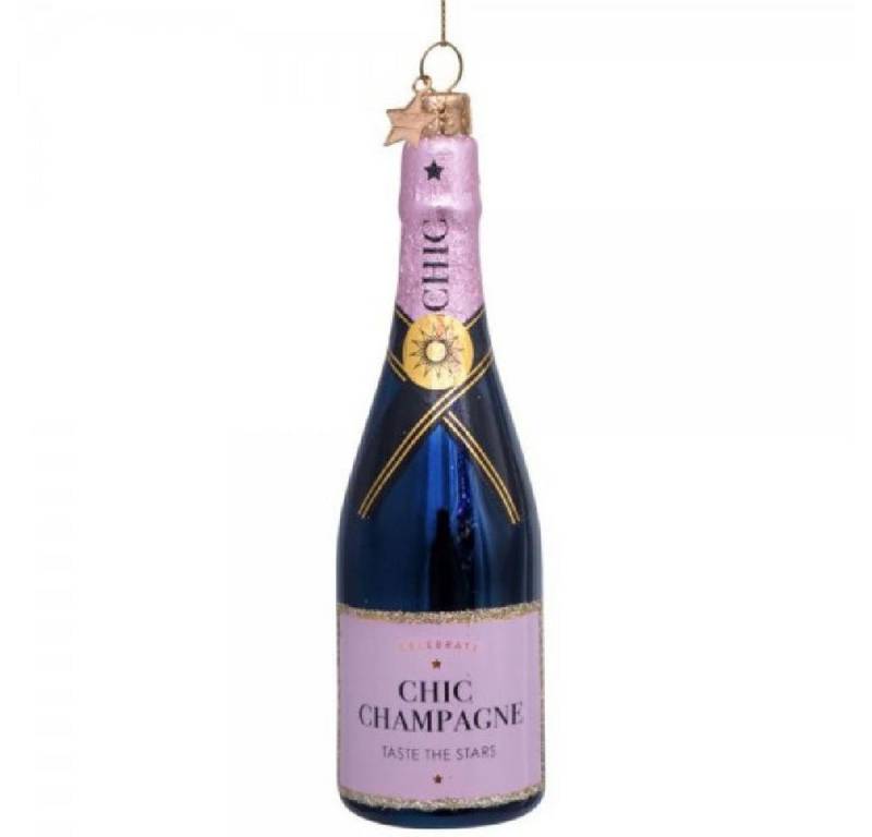 Vondels Christbaumschmuck VONDELS Christbaumschmuck Luxury Bottle With Champagne (14cm) von Vondels