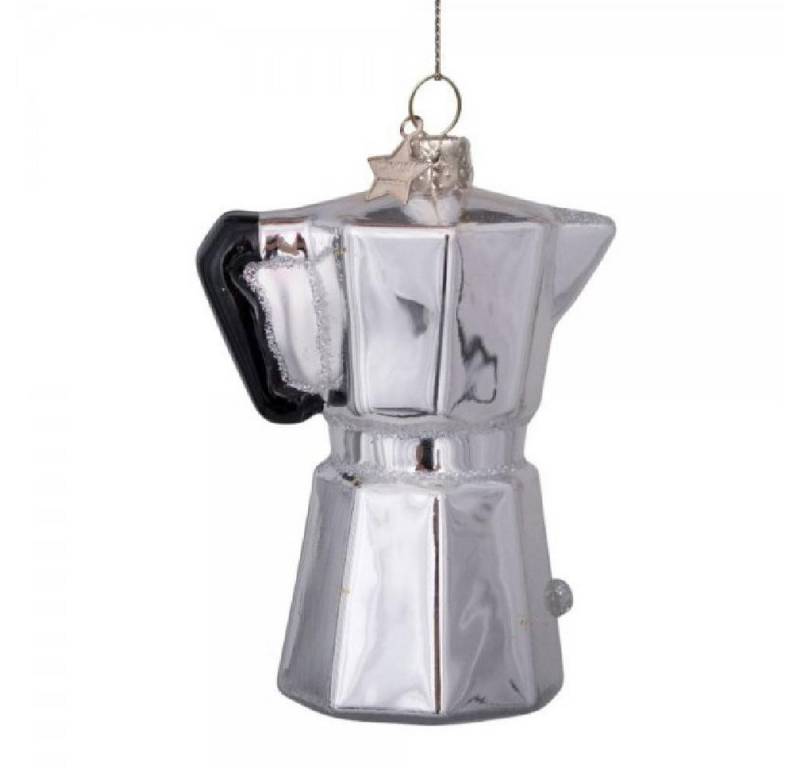 Vondels Christbaumschmuck VONDELS Christbaumschmuck Old Coffee Maker Silver (9,0cm) von Vondels