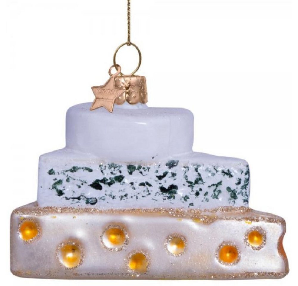 Vondels Christbaumschmuck VONDELS Christbaumschmuck Triple Cheese (5,5cm) von Vondels