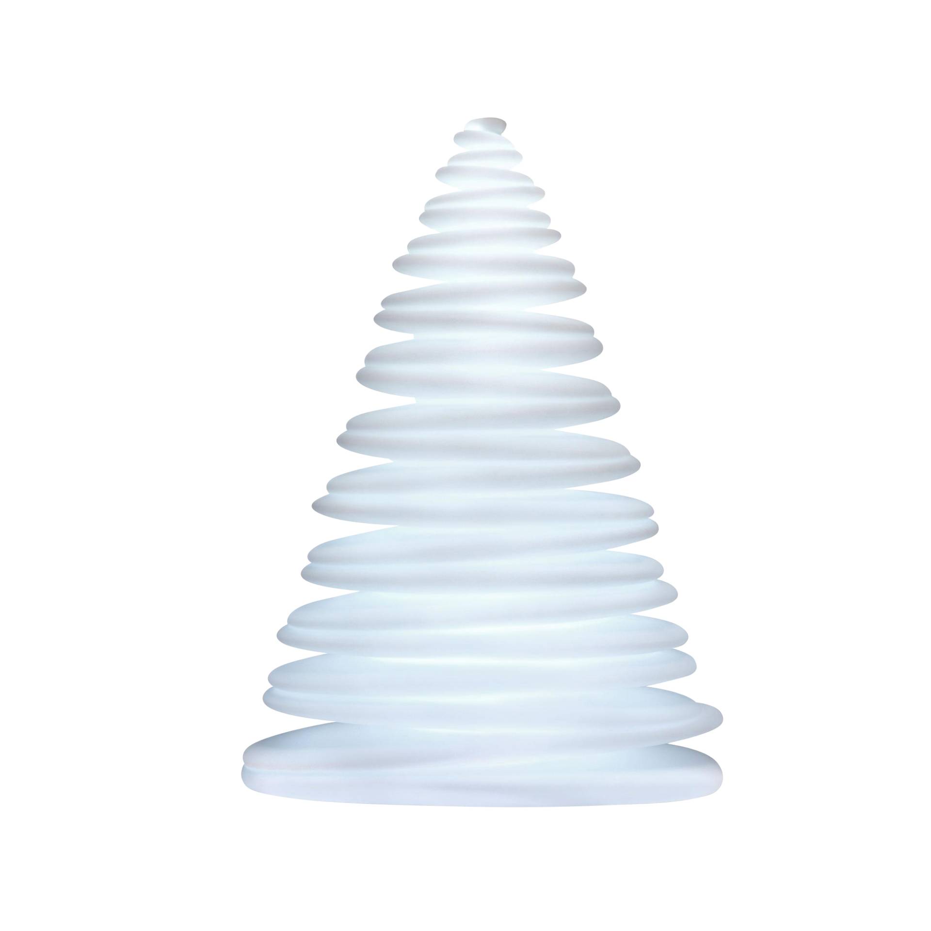 Vondom - Chrismy LED Stehleuchte L - weiß/matt/RGB/7 Farben durch Fernbedienung/LxBxH 110x40x150cm/mit Stromkabel 500cm von Vondom