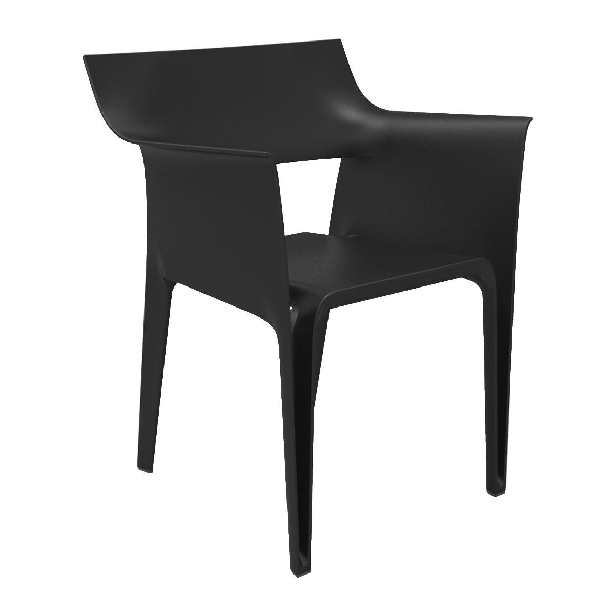 Vondom - Pedrera Armlehnstuhl - schwarz/HxBxT 83x58x62cm von Vondom