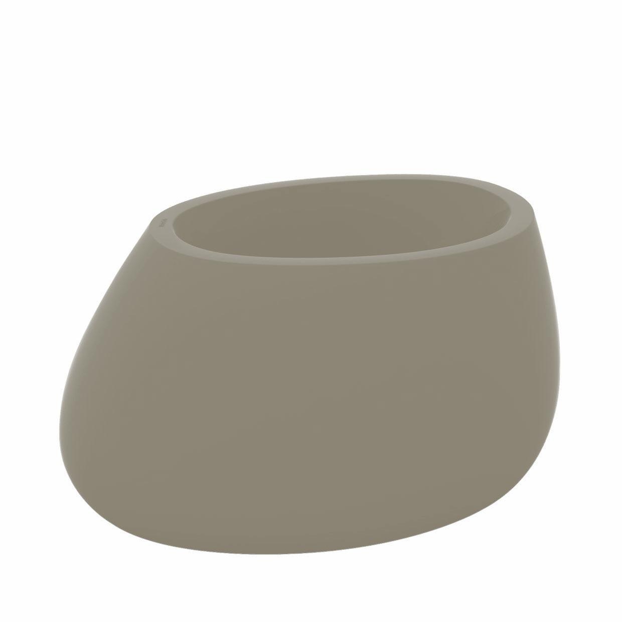 Vondom - Stone 1 Pflanzgefäß - taupe/matt/LxBxH 80x65x40cm/Fassungsvermögen 32 L von Vondom