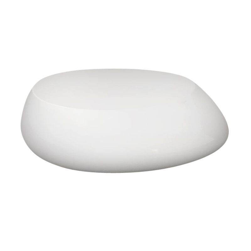 Vondom - Stone Beistelltisch - weiß/matt/LxBxH 87x83x25cm von Vondom