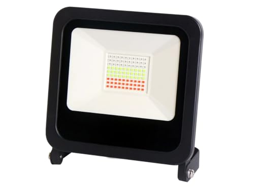 LED Flutlicht 50W RGB - Robuster Außenstrahler mit Farbwechsel LED Flutlicht 50W RGB - Robuster Außenstrahler mit Farbwechsel von Vonhoff