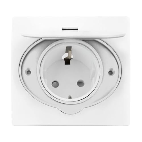 Steckdose für Unterputzmontage IP44 Edelstahl - Schuko Steckdose für die Wand außen - mit Klapp-Deckel 230V 1-fach Steckdose für Unterputzmontage IP44 Edelstahl - Schuko Steckdose für die Wand außen - mit Klapp-Deckel 230V 1-fach von Vonhoff