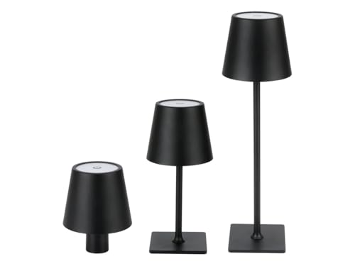 Vonhoff LED Akku Tischleuchte in 5 Farben, Touchdimmbar, 3,5W 400lm 3000/4000/5000K USB-C von Vonhoff