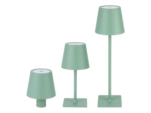 Vonhoff LED Akku Tischleuchte in 5 Farben, Touchdimmbar, 3,5W 400lm 3000/4000/5000K USB-C von Vonhoff