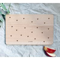 Frühstücksbrett | Schneidebrett Personalisiert Herzen Freundin Geburtstag Bestie Mama Muttertag Frühstücksbrett | Schneidebrett Personalisiert Herzen Freundin Geburtstag Bestie Mama Muttertag von VonmirZudirAtelier