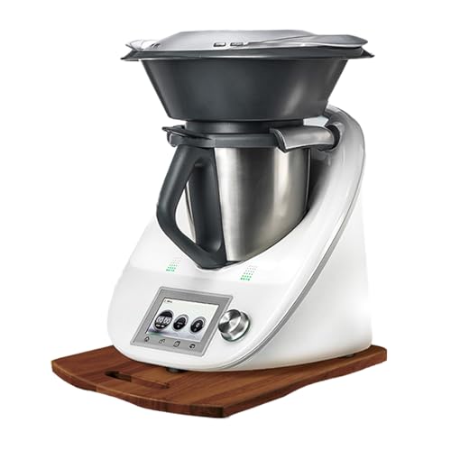 Vonsera Gleitbrett für Thermomix TM6 TM5, Hochwertiges Holzbrett mit rutschfesten Gummifüßen, vibrationsdämpfendem Design Und Kratzschutz(Holzoptik) von Vonsera
