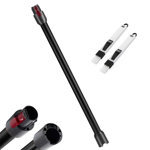 Verlängerungsrohr für Dyson Saugrohr V11 Kompatibel mit Dyson Rohr V15 V 11 V10 V8 V7, Starres Teleskoprohr, V10 Ersatzteile Verlängerungsstange mit Zwei 2-in-1-Bürsten, Schwarz von Vonsera