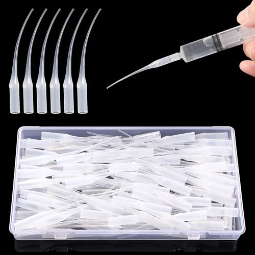 VooGenzek 100 Stücke 0.7mm Kunststoff Kleber Micro Tips, Kleber Extender Applikator, Kleber Extender Präzision Applikator, für Kunsthandwerk Hobby Projekte Labor Dispensing Klebstoffspender VooGenzek 100 Stücke 0.7mm Kunststoff Kleber Micro Tips, Kleber Extender Applikator, Kleber Extender Präzision Applikator, für Kunsthandwerk Hobby Projekte Labor Dispensing Klebstoffspender von VooGenzek