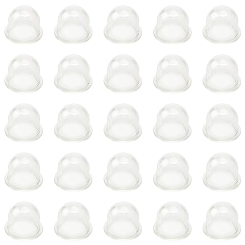 VooGenzek 25 Stücke Vergaser Pumpe Primer Birne, Zündkapsel Primer Pumpe Birne, Kraftstoffpumpe Vergaser Primer Kolben, Primerbirne Vergaser, Benzin Primerpumpe, für Rasenmäher, Gebläse (19mm) von VooGenzek