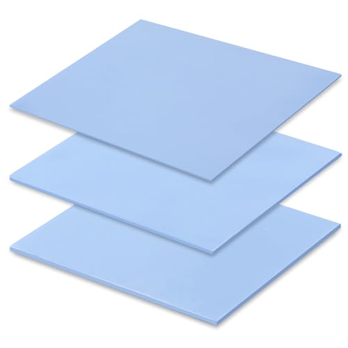 VooGenzek 3 Stücke 145 x 145 mm Wärmeleitende Silikonpads Dicke 0.5/1/1.5mm mit 6.0 W/mk Wärmeleitfähigkeit, Wiederverwendbar Wärmeleitend Silikon Pad, für SSD-CPU-GPU-LED-IC-Chipsatzkühlung VooGenzek 3 Stücke 145 x 145 mm Wärmeleitende Silikonpads Dicke 0.5/1/1.5mm mit 6.0 W/mk Wärmeleitfähigkeit, Wiederverwendbar Wärmeleitend Silikon Pad, für SSD-CPU-GPU-LED-IC-Chipsatzkühlung von VooGenzek