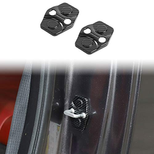 Voodonala Türschlossabdeckungen für Dodge Challenger 2012–2020, 2 Stück, Schwarz, ABS, Riegel, Rechteckig, Modern, Lackiert Voodonala Türschlossabdeckungen für Dodge Challenger 2012–2020, 2 Stück, Schwarz, ABS, Riegel, Rechteckig, Modern, Lackiert von Voodonala