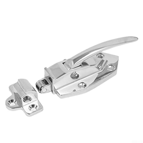 304 Edelstahl Kühlschrank Türriegel Griff Küchenschrank Hardware Zugschloss mit einfacher Installation Silber 14,3 x 4 x 3 cm 304 Edelstahl Kühlschrank Türriegel Griff Küchenschrank Hardware Zugschloss mit einfacher Installation Silber 14,3 x 4 x 3 cm von Vootnifig