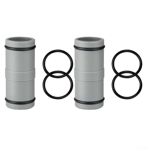 32 mm Schwimmbad-Schlauchverbinder, mit Gummi-O-Ring, auslaufsicheres Design für oberirdische Pool-Systeme (2 Stück) von Vootnifig
