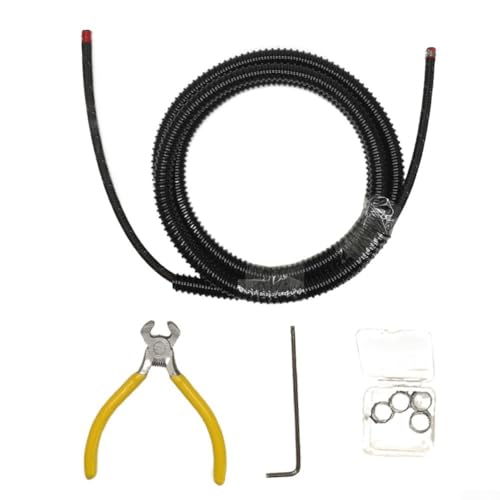 Dampfreiniger Ersatzschlauch und Steuergriff-Set für Kärcher SC1 SC2 SC3 SC4 2500 Modelle, grau, Teilenummer 4.322-048.3 (1 x Dampfschlauch) von Vootnifig