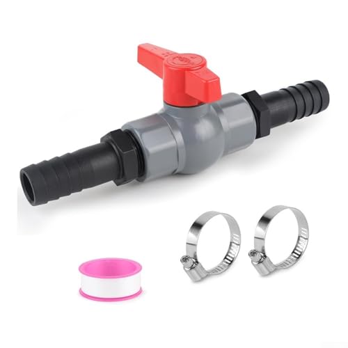 Kugelhahn mit Schlauchanschluss Absperrventil für Poolbewässerung 1 Zoll 1 1/10.2 cm von Vootnifig