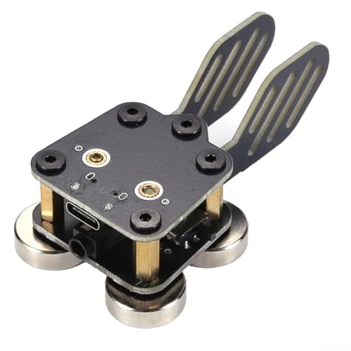 Mini CW Key Automatisches Doppelpaddel PCB Elektrotrainer Kurzwellenradio für Morsecode-Lerngerät mit USB-Schnittstelle, Schwarz von Vootnifig