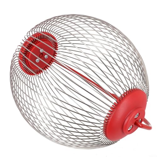 Obstpflücker Erntemaschine, Aluminiumlegierung, Garten, einziehbarer Nusssammler, rollende Netz-Aufbewahrungskugel (S) von Vootnifig